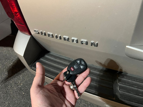 new key and fob for a Chevy Suburban